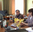 Николай Котолевский провел рабочую встречу с директором ООО «Универсал Строй» (элеватор).. - Калачеевский район