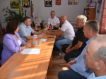 Руководители района встретились с главой и депутатами Меловатского поселения.